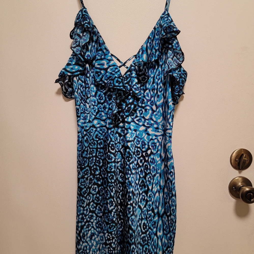 In Bloom by Jonquil Torquoise and Black Nightie in Medium